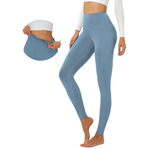 High Waisted Tummy Control Yoga Leggings for Women – Gym & Workout Pants