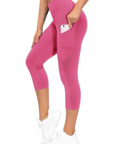 High Waist Yoga Pants with Pockets – Tummy Control for Women