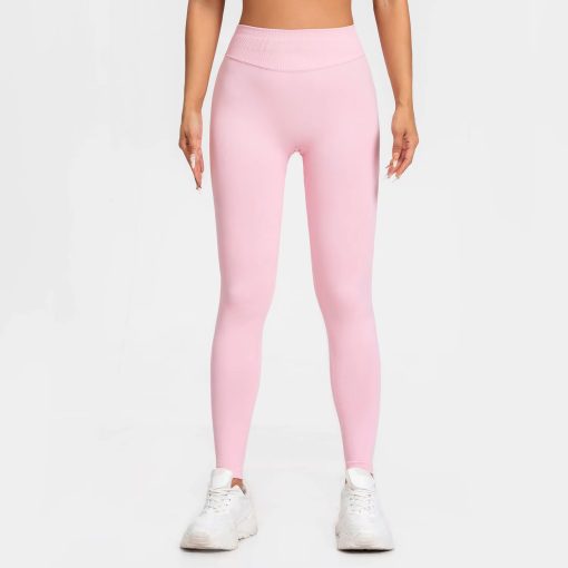 Seamless Sports Leggings – Tummy Control, Scrunch Butt, Squat Proof, Low-Impact Yoga & Workout Tights for Women