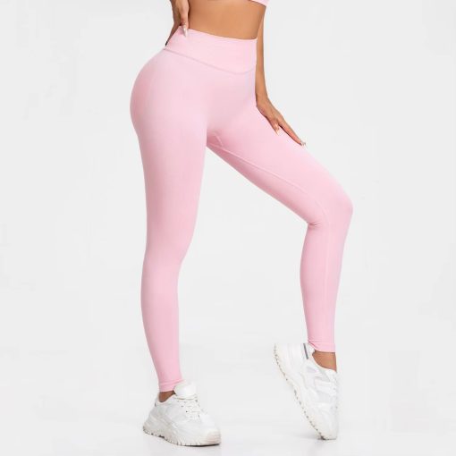 Seamless Sports Leggings – Tummy Control, Scrunch Butt, Squat Proof, Low-Impact Yoga & Workout Tights for Women