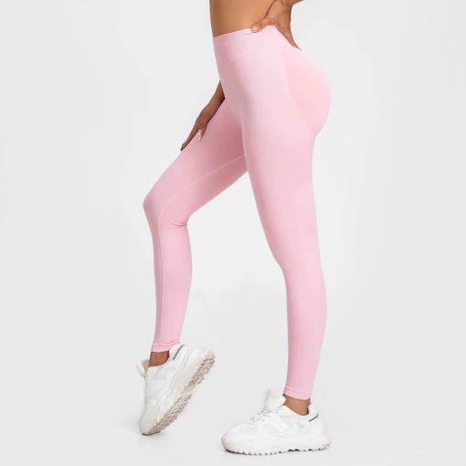 Seamless Sports Leggings – Tummy Control, Scrunch Butt, Squat Proof, Low-Impact Yoga & Workout Tights for Women