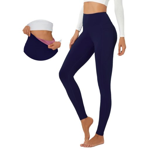 High Waisted Tummy Control Yoga Leggings for Women – Gym & Workout Pants