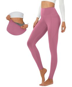 High Waisted Tummy Control Yoga Leggings for Women – Gym & Workout Pants