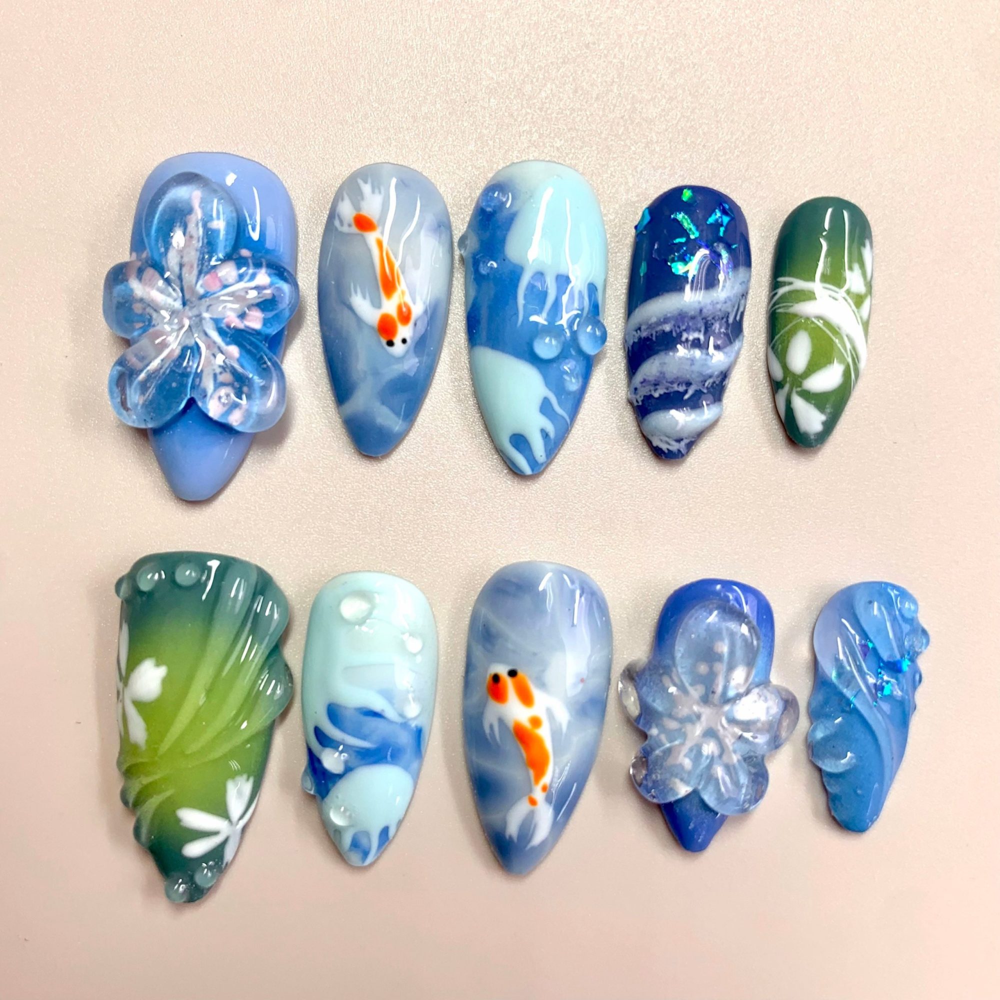 Ocean Koi & Jellyfish
